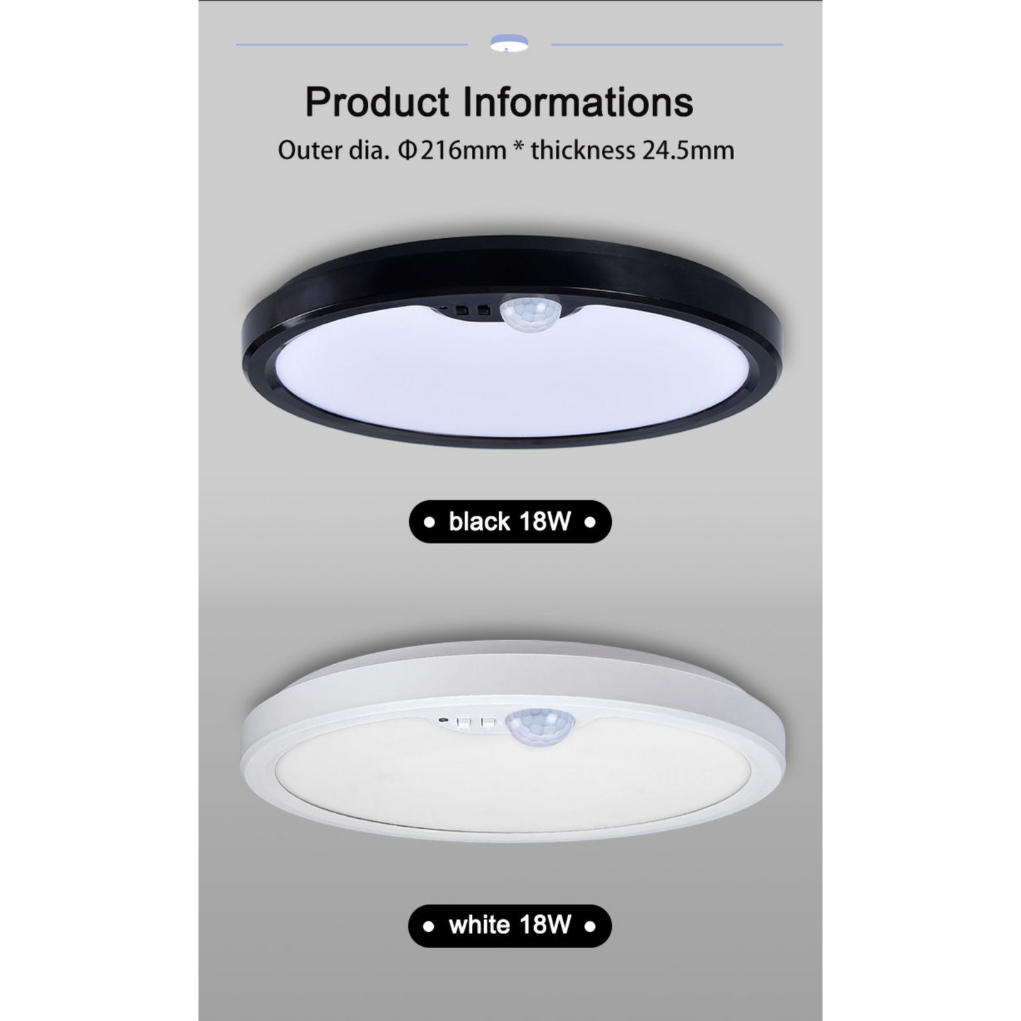 ZenithGlow MotionSense Smart Ceiling Light